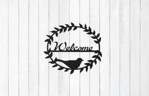 Bird Welcome Wreath