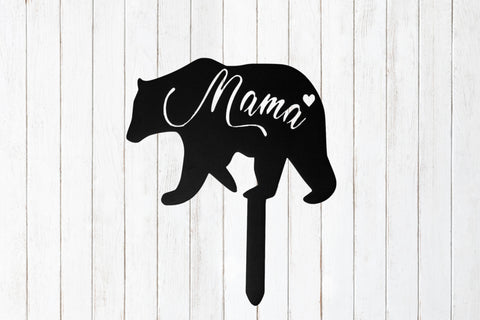 Mama Bear Yard Stake